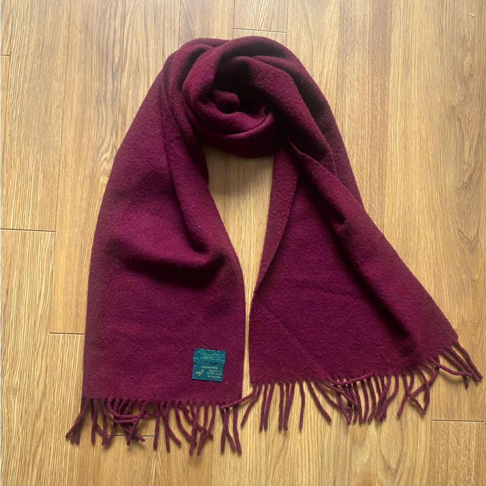 Vintage Drake’s 100% Cashmere Scarf